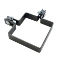 Staffa angolare per pannelli recinzione 100x100 mm grafite 000-776 (1)