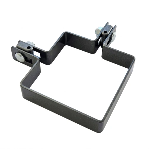 Staffa angolare per pannelli recinzione 100x100 mm grafite 000-776 (1)
