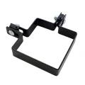 Staffa angolare per pannelli di recinzione 100x100 mm nera 000-774 (1)
