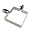 Staffa angolare per pannelli di recinzione 100x100 mm zincata 000-773 (2)