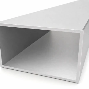 Tubo rettangolare in alluminio 80×140×4 mm – profilo chiuso L=2000 mm EN AW-6060