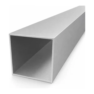 Tubo quadrato in alluminio 70×70×2 mm – profilo chiuso L=2000 mm EN AW-6060