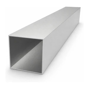 Tubo quadrato in alluminio 120×120×2,5 mm – profilo chiuso L=2000 mm