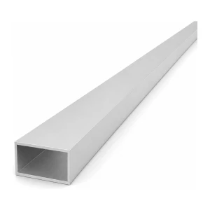 Tubo rettangolare in alluminio 18×30×1,2 mm – profilo chiuso L=2000 mm EN AW-6060
