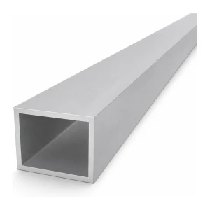 Tubo rettangolare in alluminio 40×50×3 mm EN AW-6060, lunghezza 2000 mm