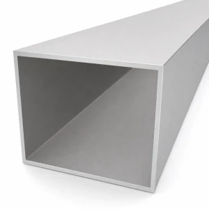 Tubo in alluminio rettangolare 80×100×3 mm – profilo chiuso L=2000 mm