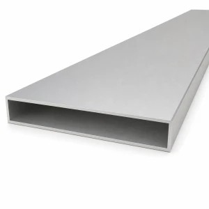 Tubo rettangolare in alluminio 20×120×2 mm – profilo chiuso, lunghezza 2000 mm