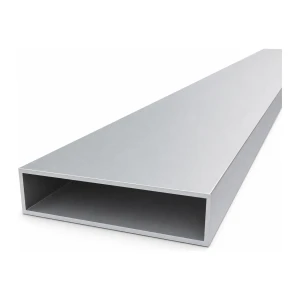 Tubo in alluminio rettangolare 25×100×2 mm – profilo chiuso EN AW-6060, L=2000 mm