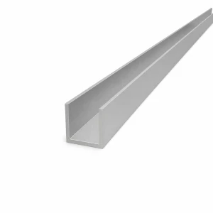 Profilato a C in alluminio 25×25×2 mm – profilo aperto C/U, lunghezza 2000 mm