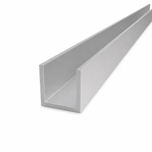 Profilato a C/U in alluminio 40×40×4 mm EN AW-6060 – lunghezza 2000 mm