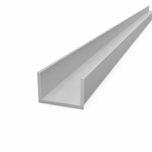 Profilo a C/U in alluminio 45×25×2,5 mm – lunghezza 2000 mm
