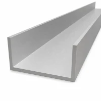 Profilo a C/U in alluminio 100×50×5 mm – EN AW-6060 L=2000 mm