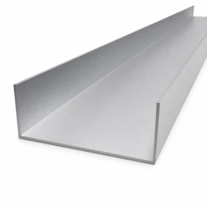 Profilo a C/U in alluminio EN AW-6060 103,6×38×1,8 mm – lunghezza 2000 mm