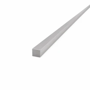 Barra quadrata piena in alluminio 10×10 mm – EN AW-6060, L=2000 mm