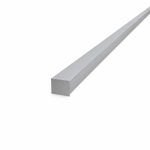 Barra quadrata piena in alluminio 15×15 mm EN AW-6060 – lunghezza 2000 mm
