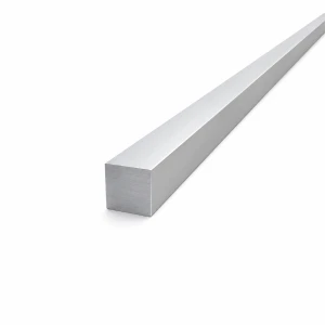 Barra quadrata piena in alluminio 20×20 mm EN AW-6060 – lunghezza 2000 mm