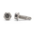 Vite autoperforante DIN 7504 K 4.8x19 mm – acciaio inox A2, testa esagonale con flangia 001-923 (1)