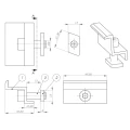 Morsetto terminale 30 mm con vite e inserto PV-03-22 (2)
