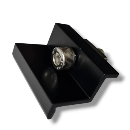Morsetto terminale 30 mm con vite e inserto - Laccato nero PV-03-23