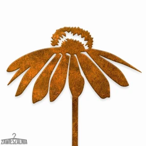 Zawieszalnia – decorazione da giardino Echinacea XXL in acciaio corten 91 cm