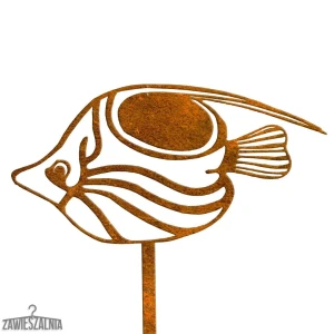 Zawieszalnia – decorazione da giardino pesce Tymoteusz XL in acciaio corten 23×97 cm