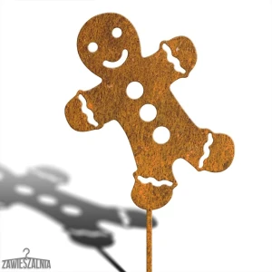 Zawieszalnia – decorazione da giardino Pan Piernik XXL in acciaio corten 98 cm