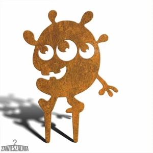 Decorazione da giardino Mostro Mostruoso Reni acciaio corten 27×38 cm