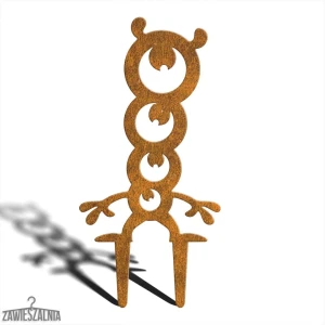 Decorazione da giardino Zawieszalnia Mostro Terribile Rebis L – decorazione Corten 20×41 cm