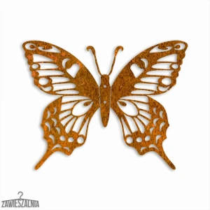 Zawieszalnia – decorazione murale 3D Farfalla Rusałka M 30 cm acciaio corten