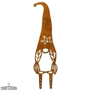 Zawieszalnia – decorazione da giardino in acciaio Gnomo Apsik XL 57 cm – Corten (patina arrugginita)