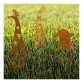 Decorazione da giardino Nano Wesołek L 21×41 cm – acciaio corten con patina naturale 1008-1465-2 (2)