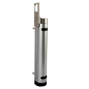 Locinox Rhino – chiudiporta idraulico per cancelli 180° con regolazione della chiusura finale, argento