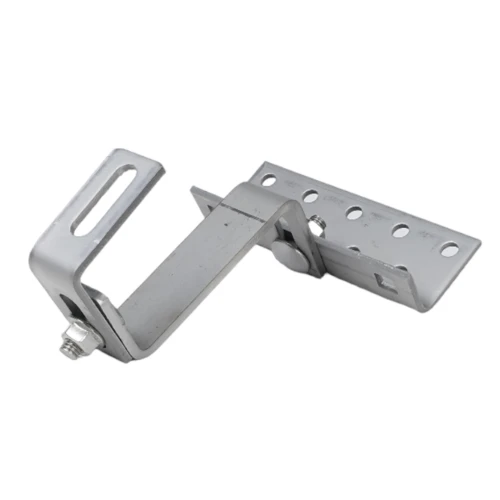 Gancio per tetto Vario Classe 5-6-5 - 3x regolabile Acciaio inox 1.4016 - 120 mm - Rinforzato PV-08-34