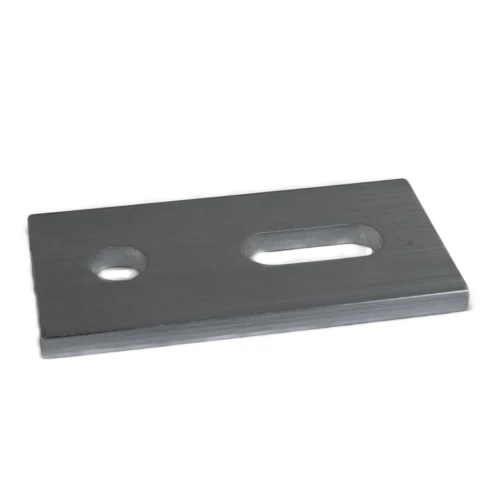 Adattatore alluminio 40x80x5 PV-07-05
