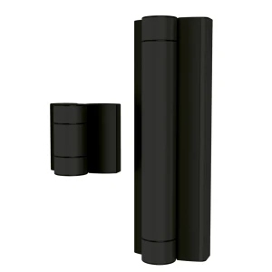 Locinox Magnus – chiudiporta idraulico con cerniera a 180° per cancelli fino a 200 kg, nero