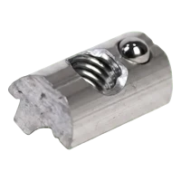 Innesto scorrevole M8 con sfera elastica per profilo PV – alluminio 6060