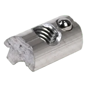 Innesto scorrevole M8 con sfera elastica per profilo PV – alluminio 6060