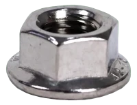 Dado flangiato DIN 6923 M10 – acciaio inox A2 per impianti FV