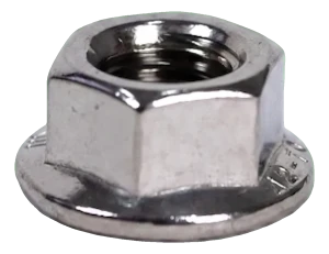 Dado flangiato DIN 6923 M10 – acciaio inox A2 per impianti FV