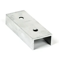 Giunto per profili di montaggio PV in alluminio L120 – profilo a C 25×45×25 mm