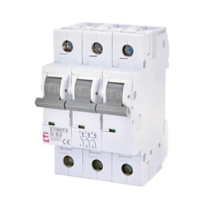 ETI ETIMAT 6 – interruttore magnetotermico C 20A 3P 6kA per impianti FV e civili