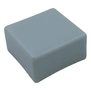 Tappo piatto grigio LLDPE per profili di montaggio PV 40×40 mm – tipo 3