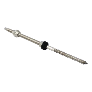 Vite bicilindrica M12×300 mm acciaio inox A2 – fissaggio FV per travetti