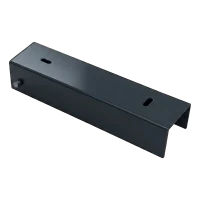 Profilo a U per zoccolo di recinzione 200×50 mm in acciaio antracite