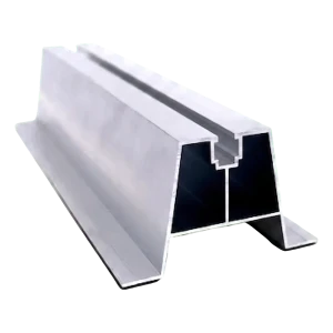 Ponticello trapezoidale in alluminio H-70 con EPDM 400 mm – montaggio FV su lamiera grecata