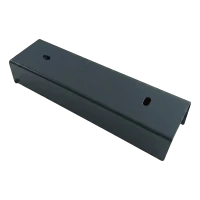 Profilo a U per zoccolo di recinzione 200×55 mm – acciaio zincato, antracite
