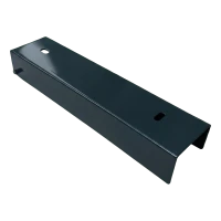 Profilo a C per zoccolo di recinzione 250×55 mm – acciaio zincato, antracite