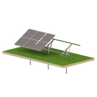 Kit Solare T1V Light struttura fotovoltaica a terra per 6 pannelli