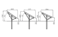 Kit Solare T1V Light struttura fotovoltaica a terra per 6 pannelli GPV-T1V-L6 (2)