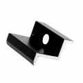 Morsetto laterale H30 nero anodizzato – morsetto terminale PV L50 PV-03-02 (1)